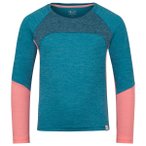Trollkids - Girl's Seiland Longsleeve - Funktionsshirt Gr 128 türkis