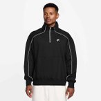 NIKE Herren Sweatshirts lg.Arm He/Uni M NK AIR BB FLC QZ, Größe XXL in Schwarz