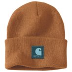 Carhartt - Rubber Patch Watch Cap Beanie - Mütze Gr One Size braun