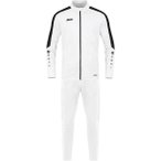 JAKO Kinder Sportanzug Trainingsanzug Polyester Power, Größe 164 in Weiß