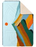 Voited - 4-in-1 Campingdecke - CloudTouch Blanket Blue Mountain  - Blau