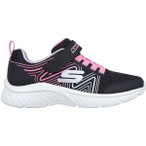 SKECHERS Kinder Freizeitschuhe MICROSPEC PLUS-SWIRL SWEET, Größe 28 in Schwarz