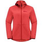 JACK WOLFSKIN Damen Jacke FELDBERG HOODY W, Größe S in Rot