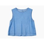 Mazine Damen Tencel Top (Größe S, blau)