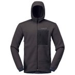 Norrøna - Trollveggen Warm3 Zip Hood - Fleecejacke Gr S grau