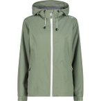 CMP Damen Regenjacke WOMAN JACKET FIX HOOD, Größe 42 in Grün