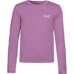 Jack Wolfskin Trail  Kinder  Longsleeves lila Größe 176 Lifestyle  Elastisch