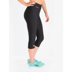 FUSION Damen Caprihose WOMENS C3 3/4 TRAINING TIGHTS, Größe XS in Schwarz