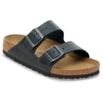 Birkenstock Arizona Naturleder Geölt Herren Sandalen ( Schwarz 45 EU, EU |)