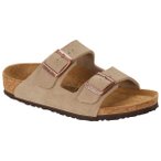 Birkenstock - Kid's Arizona Suede Leather - Sandalen 27 - Narrow braun/beige