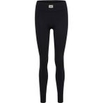 HUMMEL Damen Tight hmlPULSE SEAMLESS RIB MW TIGHTS, Größe S in Schwarz