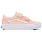 Vans - Kid's Old Skool V - Sneaker 27,5 rosa/weiß
