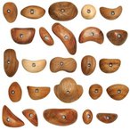 Metolius Climbing Metolius Wood Grips Klettergriffe 25er Pack