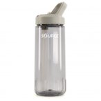 Source - New Act Tritan Single Wall mit Trinkhalm - Trinkflasche Gr 0,95 l grau