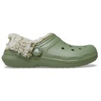 Crocs - Classic Fleece Lined Clog - Hausschuhe US M7 / W9 oliv