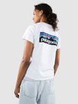 Patagonia P-6 Logo Responsibili T-Shirt white Gr. L