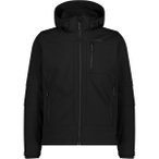 CMP Herren Zip Hoodie Softshell Jacke (Größe XL, schwarz)