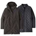 Patagonia - Women's Heyes Peak 3-In-1 Parka - Doppeljacke Gr S grau/schwarz