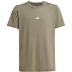 ADIDAS Kinder Shirt Training AEROREADY Heather Kids, Größe 128 in Grau