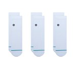 Stance - Icon Quarter 3 Pack - Multifunktionssocken 35-37 grau