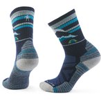 Smartwool Hike Light Mountain Moon Crew  Damen  Wandersocken blau Größe 42  Tr