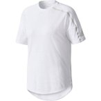 ADIDAS Damen Trainingsshirt ZNE Tee 2 Wool, Größe L in Weiß
