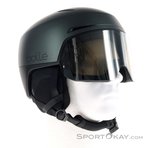 Bollé X-Fusion Skihelm mit Visier-Oliv-Dunkelgrün-59-62