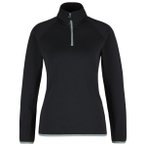 Heber Peak - Women's MerinoBlend SaplingHe. Half Zip - Pullover Gr M schwarz