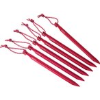 MSR Mini Groundhog Stake Kit Herren ( Rot one size Größe,)
