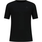 ODLO Herren Unterhemd BL TOP crew neck s/s MERINO 20, Größe L in Schwarz