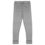 maximo - Kid's Rippstrick Leggings - Leggings Gr 122/128 grau
