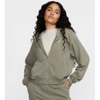 NIKE Damen Shirt W NSW NK CHLL FT FZ HDY, Größe L in Grün
