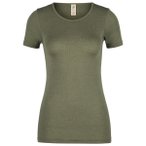 Engel - Women's Unterhemd S/S - Merinounterwäsche Gr 46/48 oliv