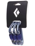 Black Diamond - 3er-Set Karabiner - Liteforge Screwgate 3 Pack Grey  - Grau