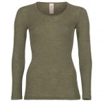 Engel - Women's Unterhemd L/S - Merinounterwäsche Gr 46/48 oliv