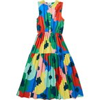 Brava Fabrics Maxi Flowers Kleid Damen  Kleider weiss Größe M Lifestyle  Wider