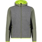 CMP Herren Kapuzensweat MAN JACKET FIX HOOD, Größe 56 in Grün
