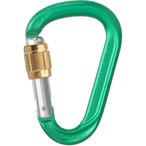 Austrialpin HMS Mini.mi Alu Schraub-Karabiner  Karabiner gruen Größe One Size 