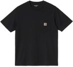 Carhartt WIP - Baumwoll-T-Shirt - S/S Pocket T-Shirt Black für Damen aus Baumwo