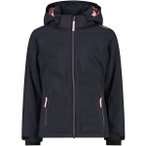 CMP Kinder Jacke KID G JACKET SNAPS HOOD, Größe 140 in Schwarz