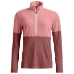 Ortovox - Women's 185 Rock'N'Wool Zip Neck - Merinounterwäsche Gr XL rosa