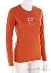 Ortovox 150 Cool MTN Silhouette Damen Shirt-Orange-XS