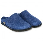 Haflinger - Soft - Hüttenschuhe 43 blau
