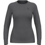 ODLO Damen Langarm Shirt BL TOP crew neck l/s ACTIVE WARM ECO, Größe XS in Gra