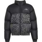 ADIDAS Kinder Jacke KUNSTDAUNEN, ALLOVER-PRINT, Größe 128 in Grau