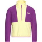 Jack Wolfskin Colorblock Taunus  Kinder  Pullover gelb Größe 164 Trekking Atmu