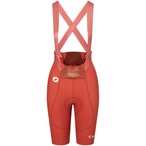 Castelli Espresso 2 DT Bib kurz Damen  Fahrradhose rot Größe XS Rennrad  Elast