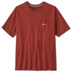 Patagonia - Boardshort Logo Pocket Responsibili-Tee - T-Shirt Gr S rot