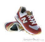 New Balance 574 Herren Freizeitschuhe-Rot-6