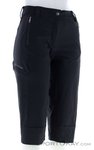 Vaude Farley Stretch Capri Hose III Damen Outdoorhose-Schwarz-36